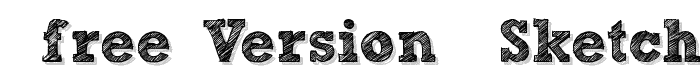[free version] Sketch Block Bold font